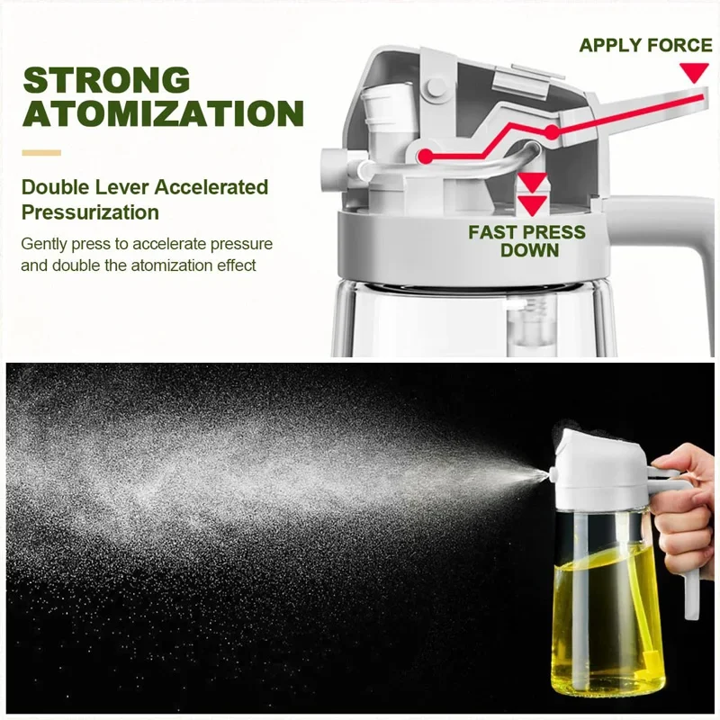 Rociador de Aceite 2 en 1, Bot - Camping Cooking Oil Bottle reseña y precio