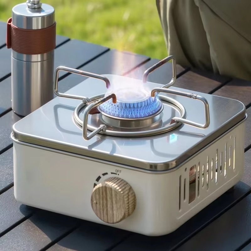 Mini estufa de Gas para acampa - Camping Cooking Burner reseña y precio