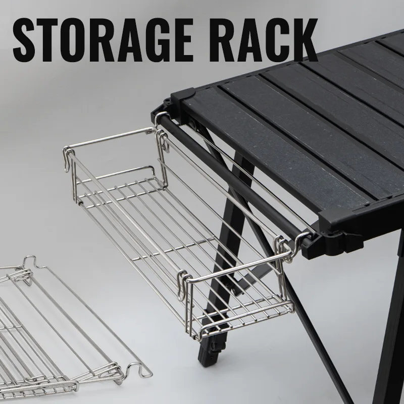 Estante de almacenamiento late - Camping Cooking Table With Storage reseña y precio