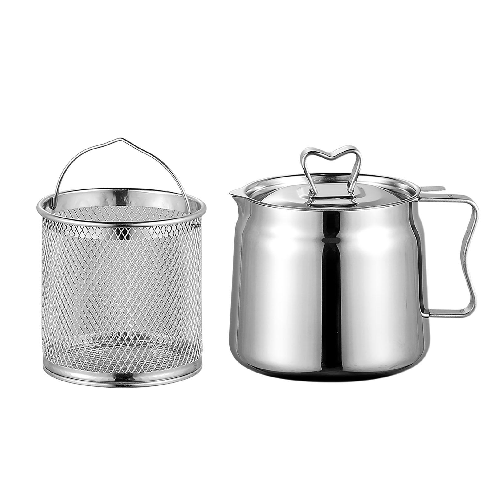 Juego de freidoras de acero in - Camping Cooking Oil Container reseña y precio