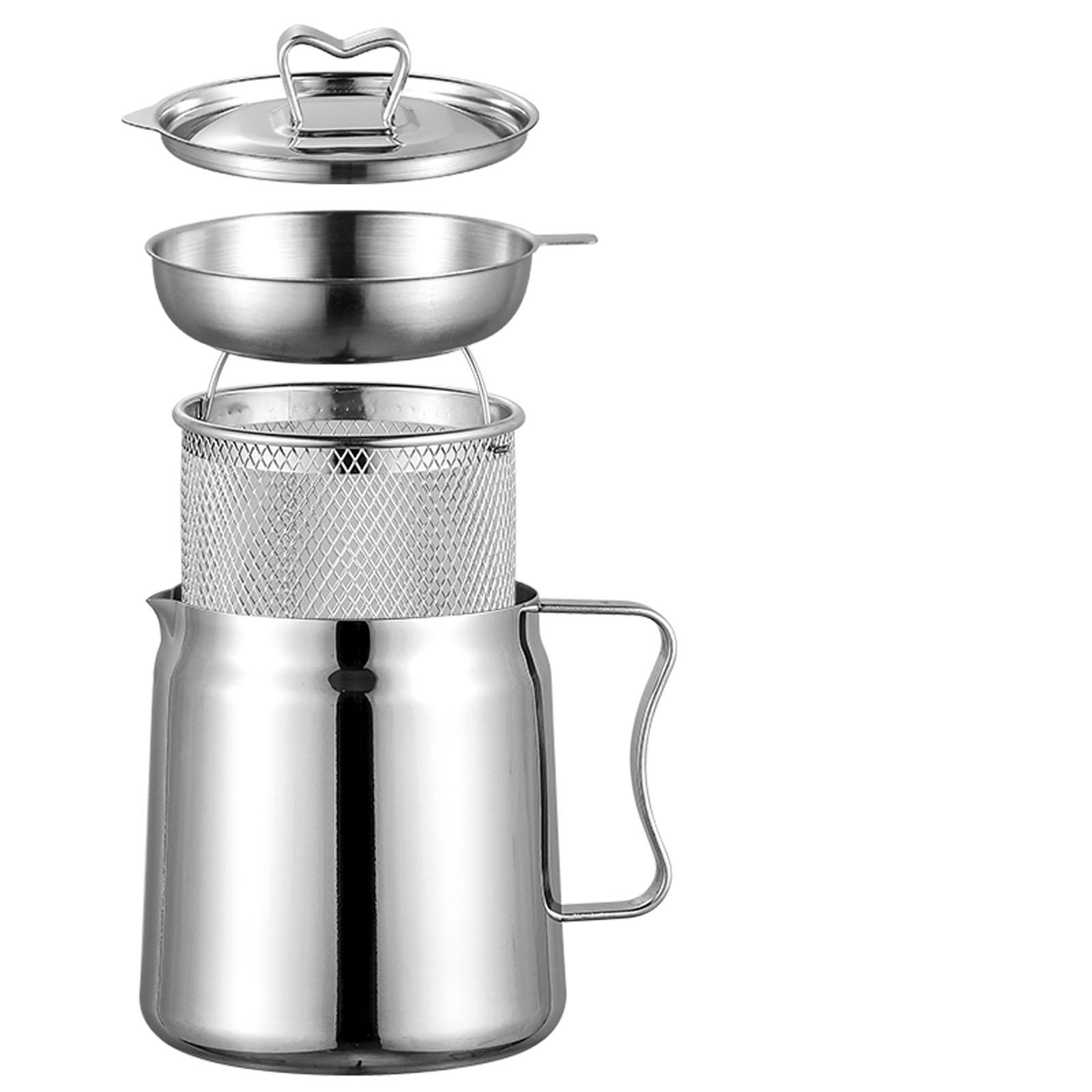 Juego de freidoras de acero in - Camping Cooking Oil Container reseña y precio
