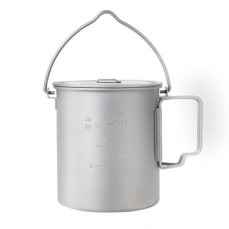 Olla de titanio para Picnic al - Camping Cooking Pan reseña y precio