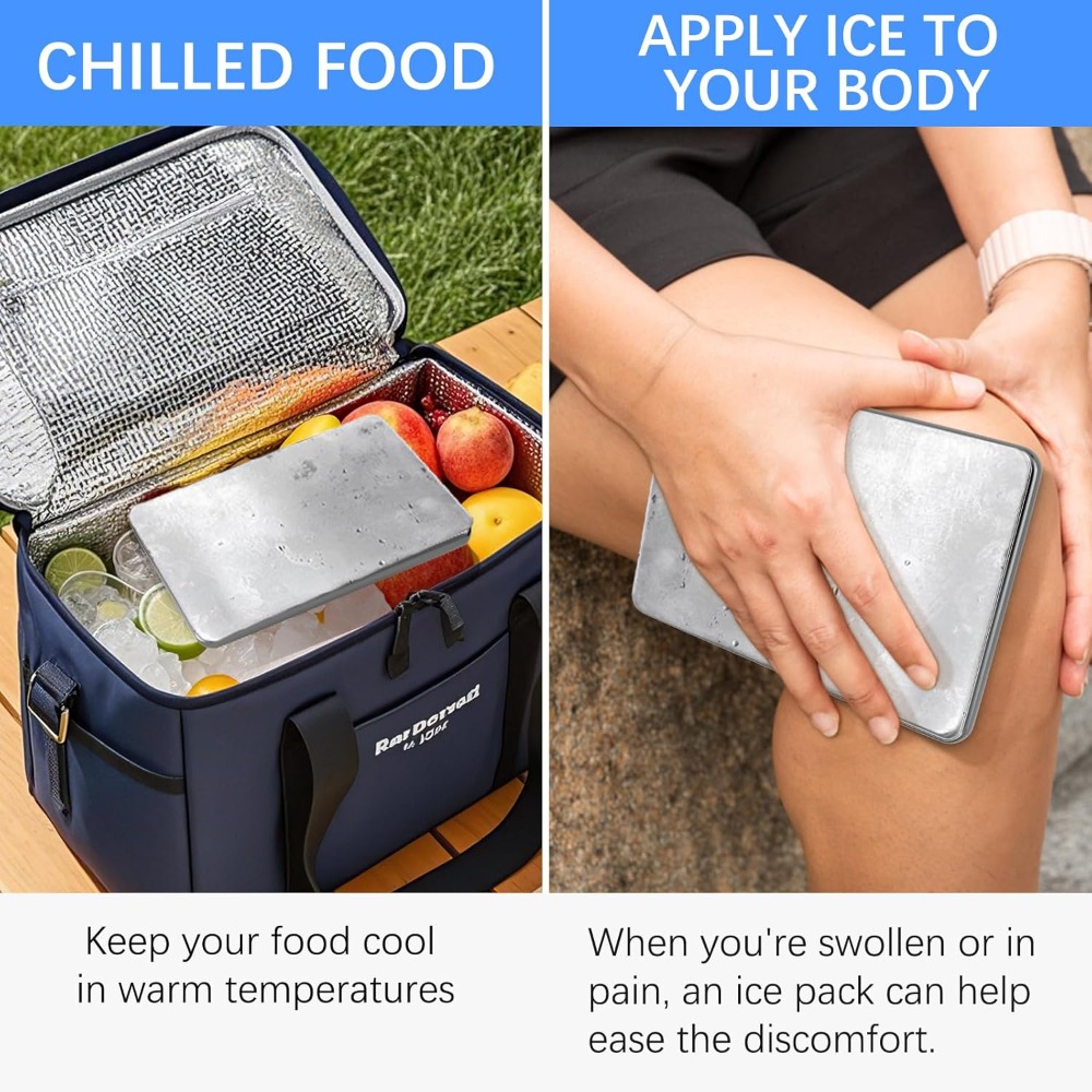 Paquete de Hielo de Acero Inox - Camping Cooking Basket reseña y precio