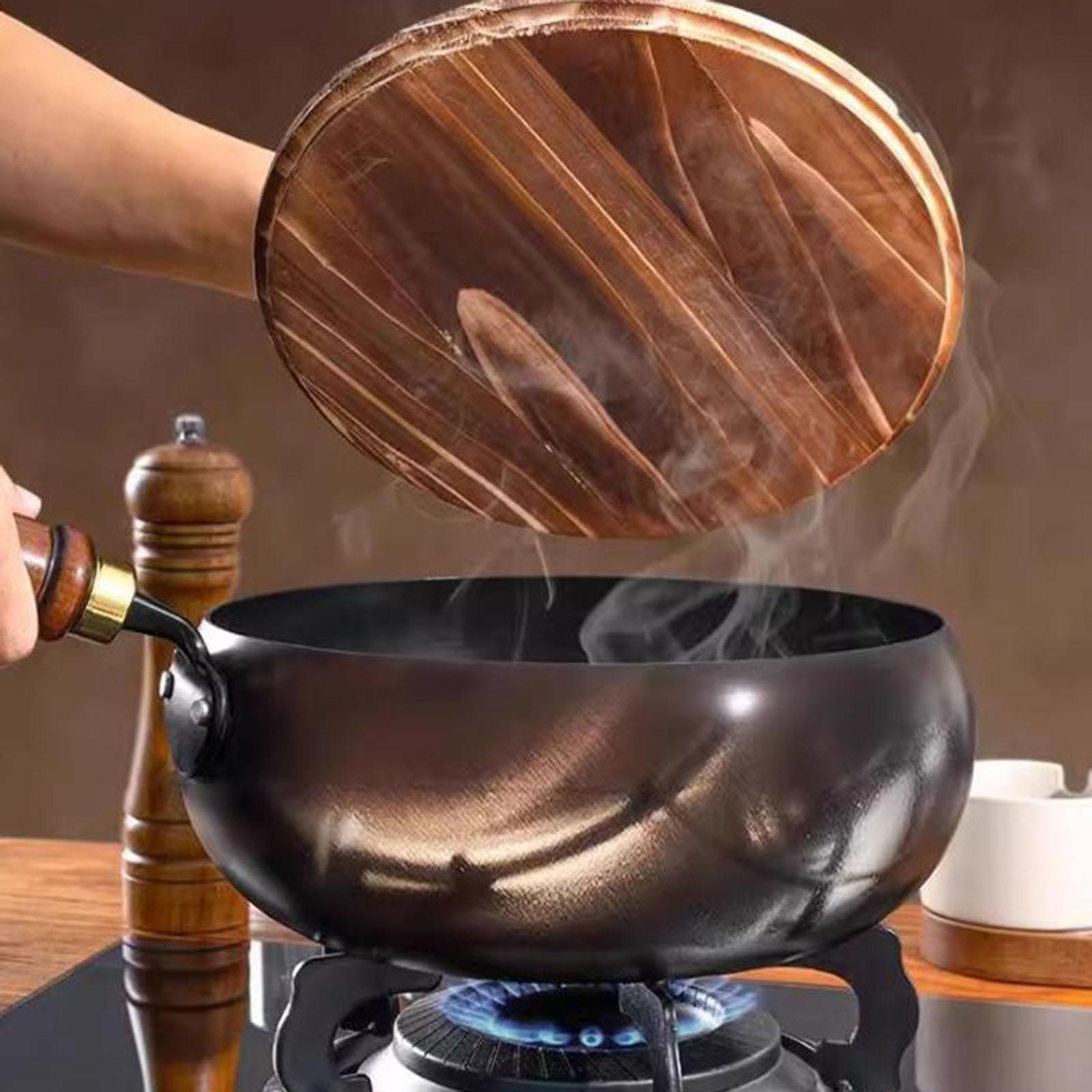 Wok chino sin recubrimiento, t - Camping Cooking Wok reseña y precio