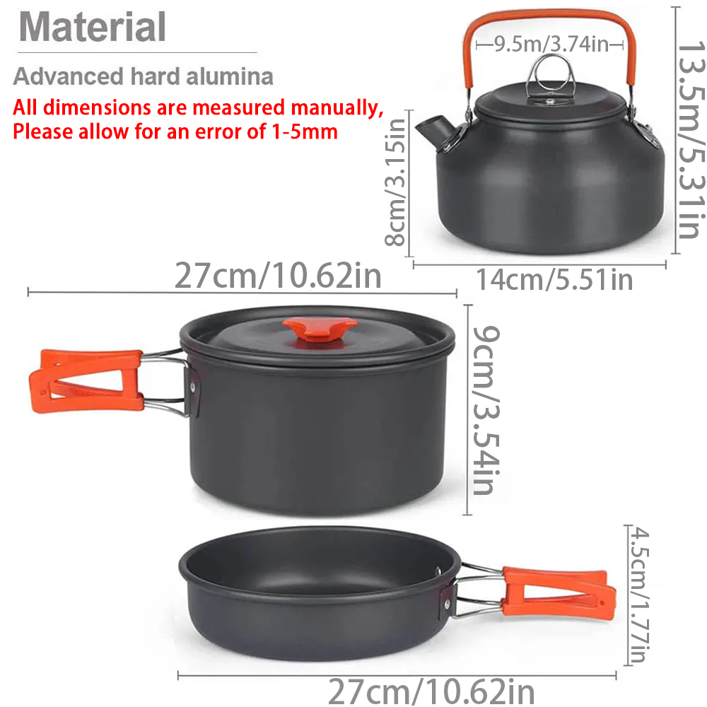 1 Uds./1 Juego de utensilios d - Camping Cooking Essentials reseña y precio