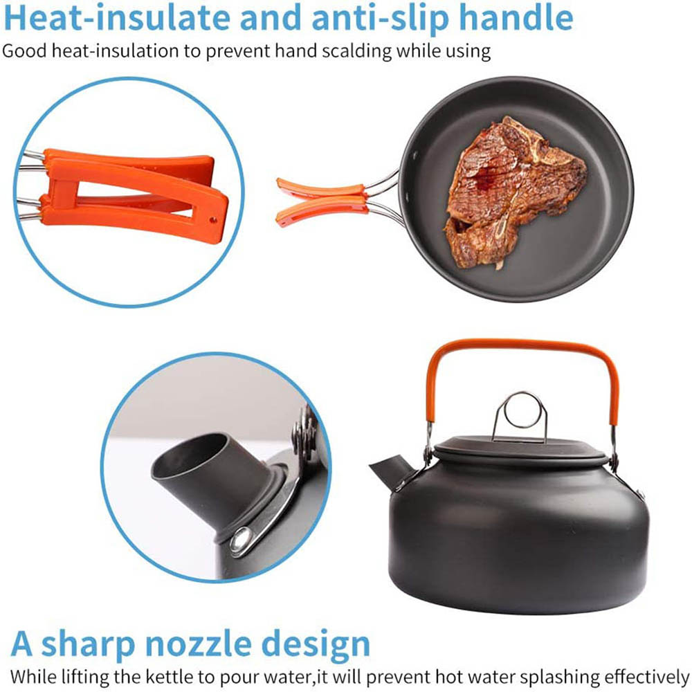 1 Uds./1 Juego de utensilios d - Camping Cooking Essentials reseña y precio