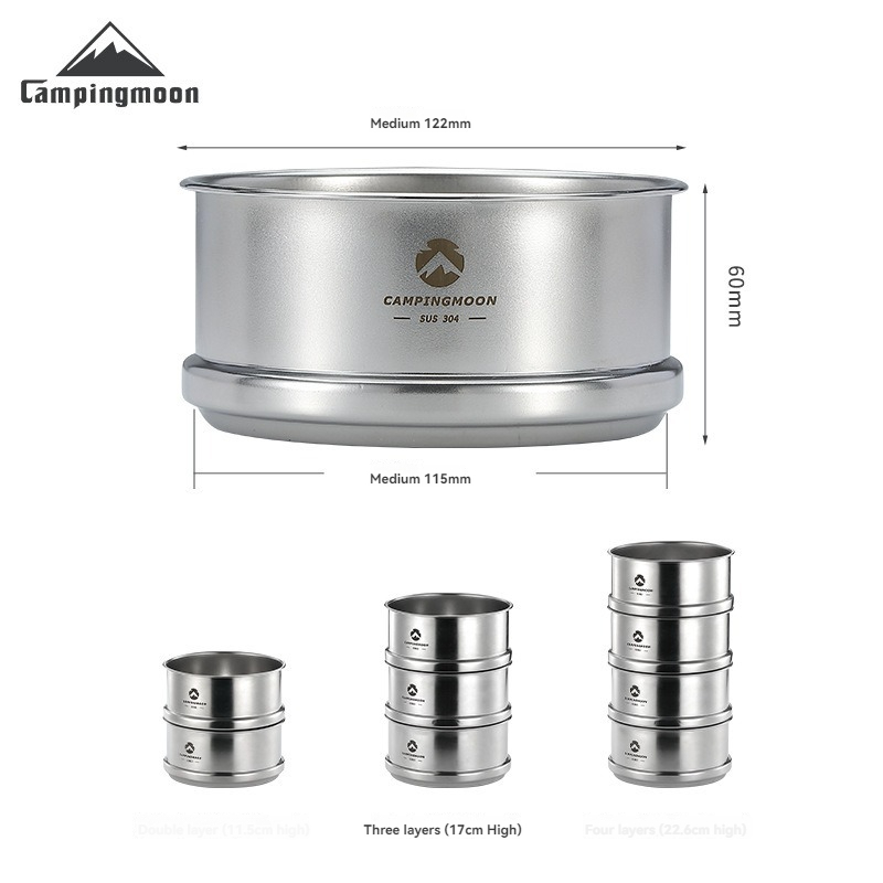 CAMPINGMOON Picnic para acampa - Camping Cooking Bowl reseña y precio
