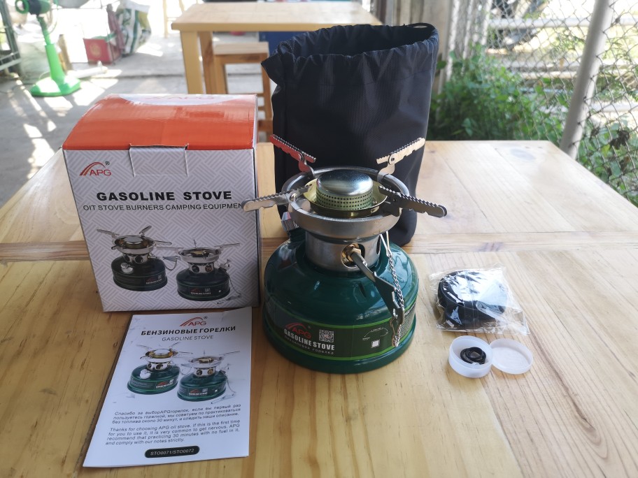 Estufa de camping APG, quemado - Camping Cooking Burner reseña y precio