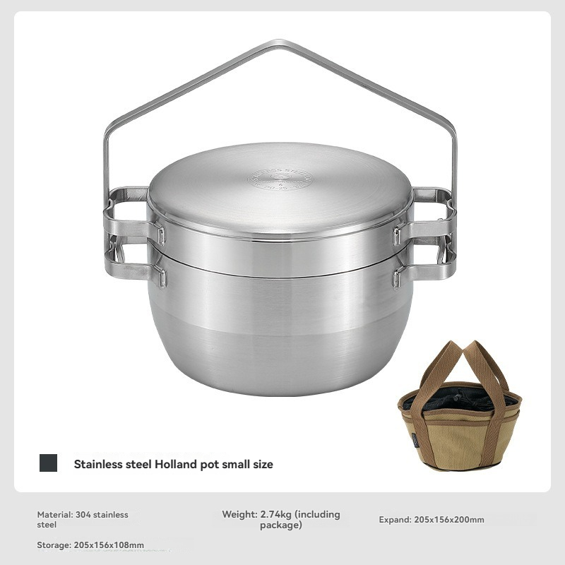 Olla colgante para exteriores  - Camping Cooking Frying Pan reseña y precio