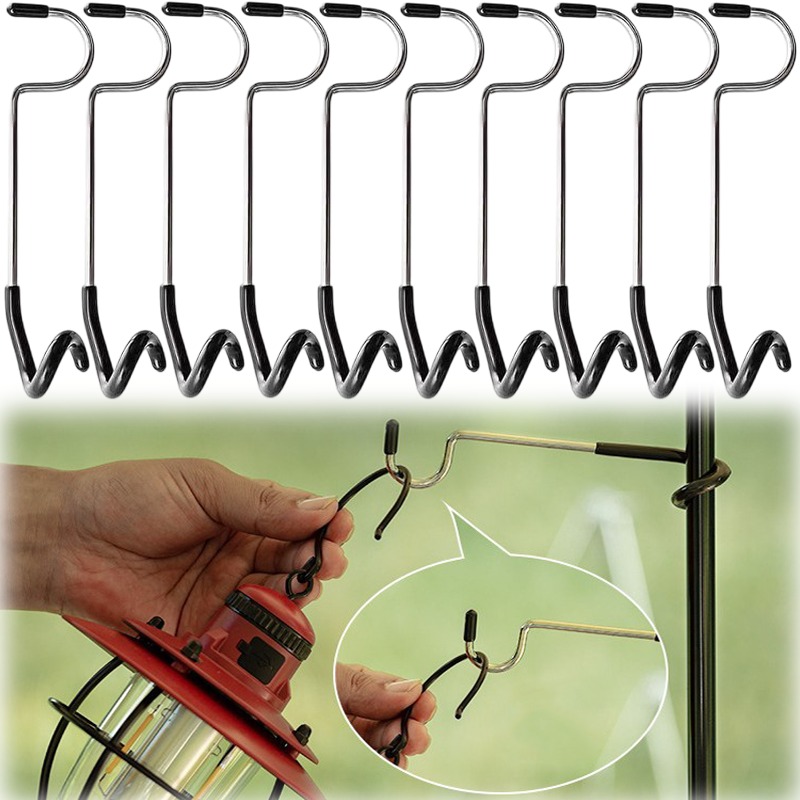 Gancho en forma de S para tien - Camping Cooking Hanger reseña y precio