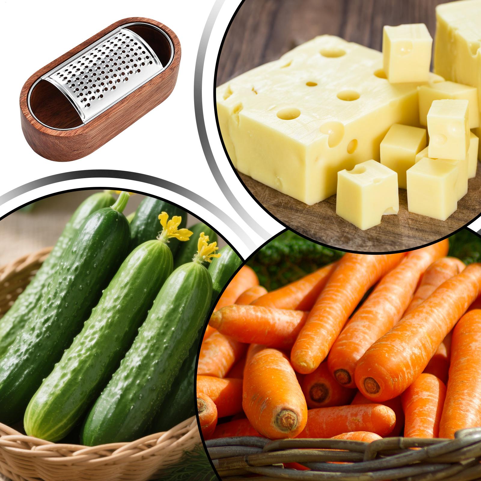 Rallador de Queso con Contened - Camping Cooking Vegetables reseña y precio
