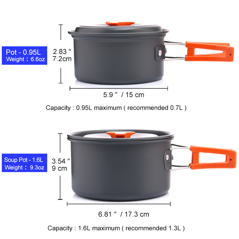 Widesea-Juego de utensilios de - Camping Cooking Rice reseña y precio