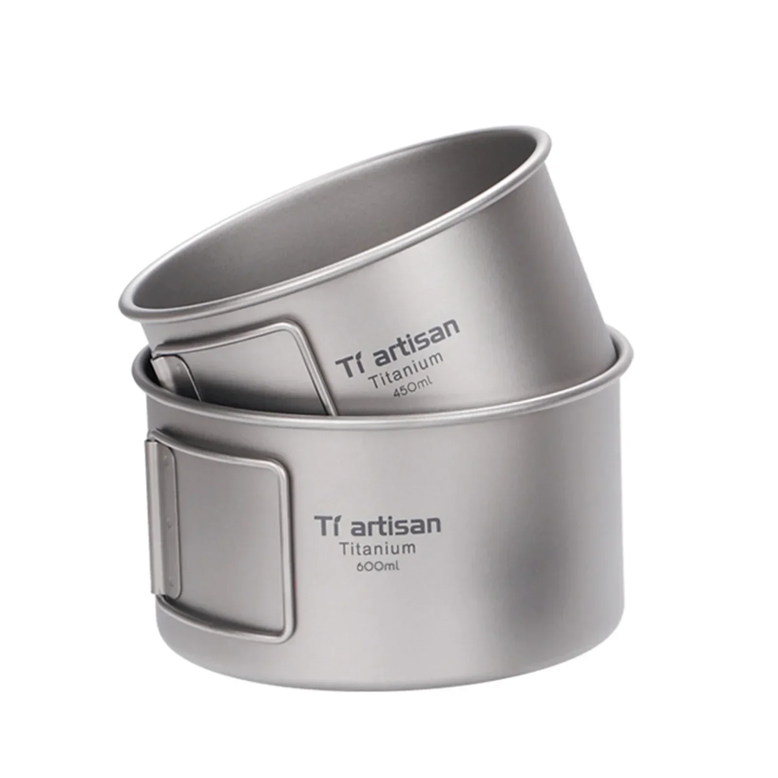 Cuenco de titanio con asa pleg - Camping Cooking Pot With Lid reseña y precio