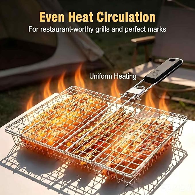 Cesta para Asar Grande, Plegab - Camping Cooking Vegetables reseña y precio