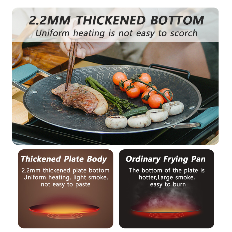 Naturehike-sartén para barbaco - Camping Cooking Appliances reseña y precio