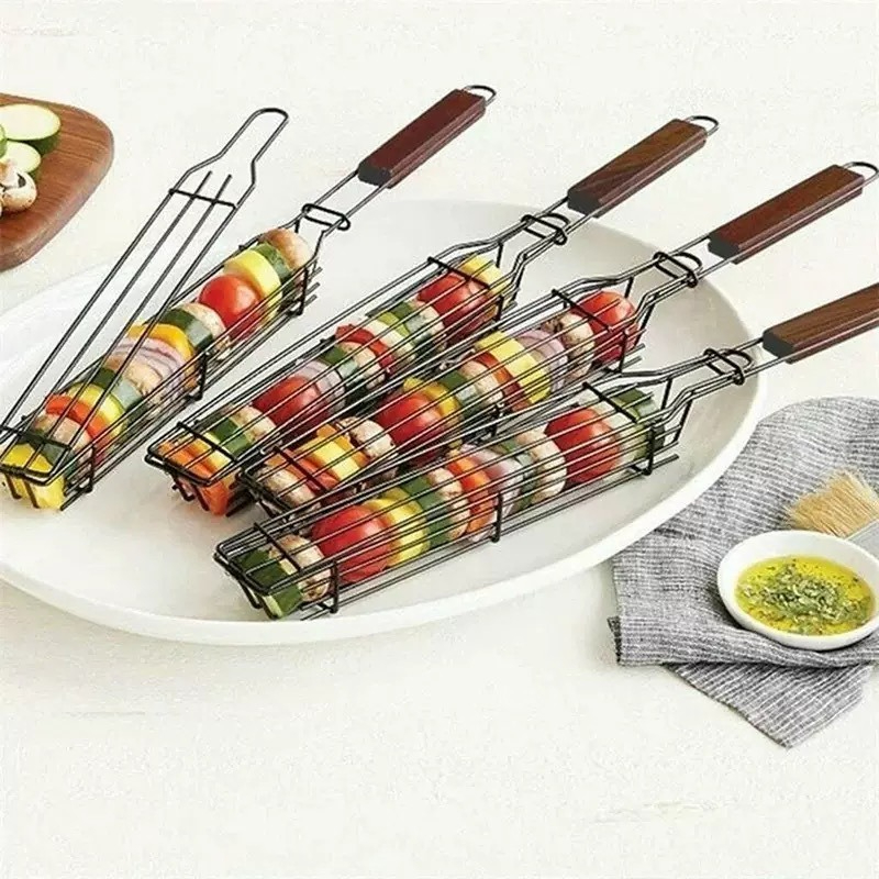 Cesta de parrilla para barbaco - Camping Cooking Vegetables reseña y precio