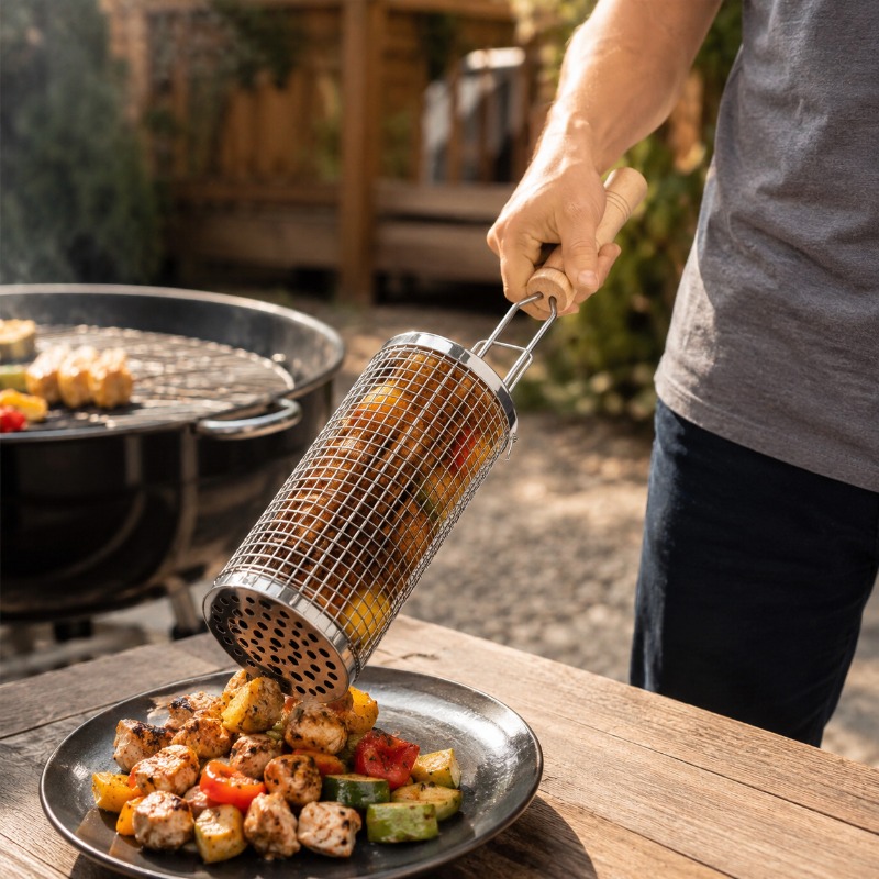 Juego de Cestas Redondas para  - Camping Cooking Basket reseña y precio
