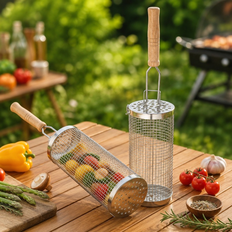 Juego de Cestas Redondas para  - Camping Cooking Basket reseña y precio