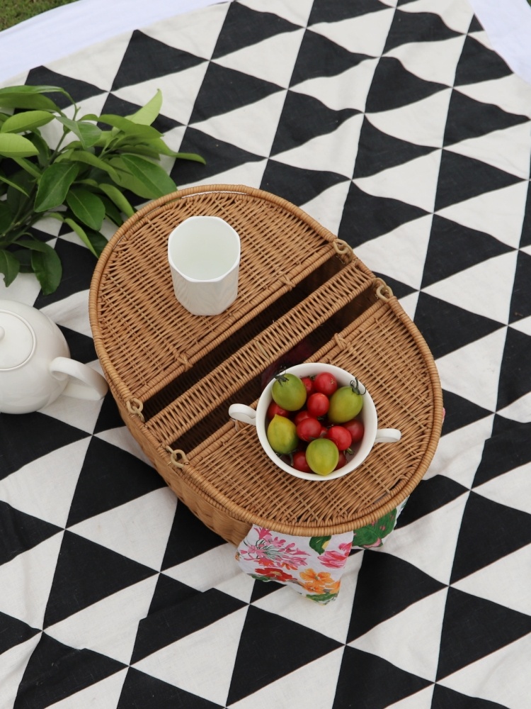 Cesta de mimbre FenEr para cam - Camping Cooking Basket reseña y precio