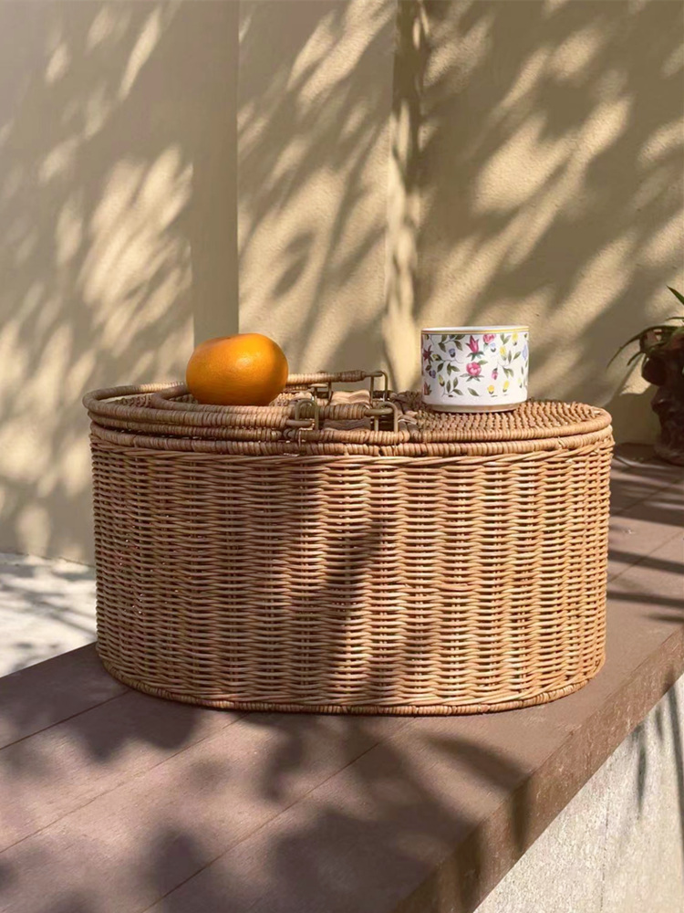 Cesta de mimbre FenEr para cam - Camping Cooking Basket reseña y precio