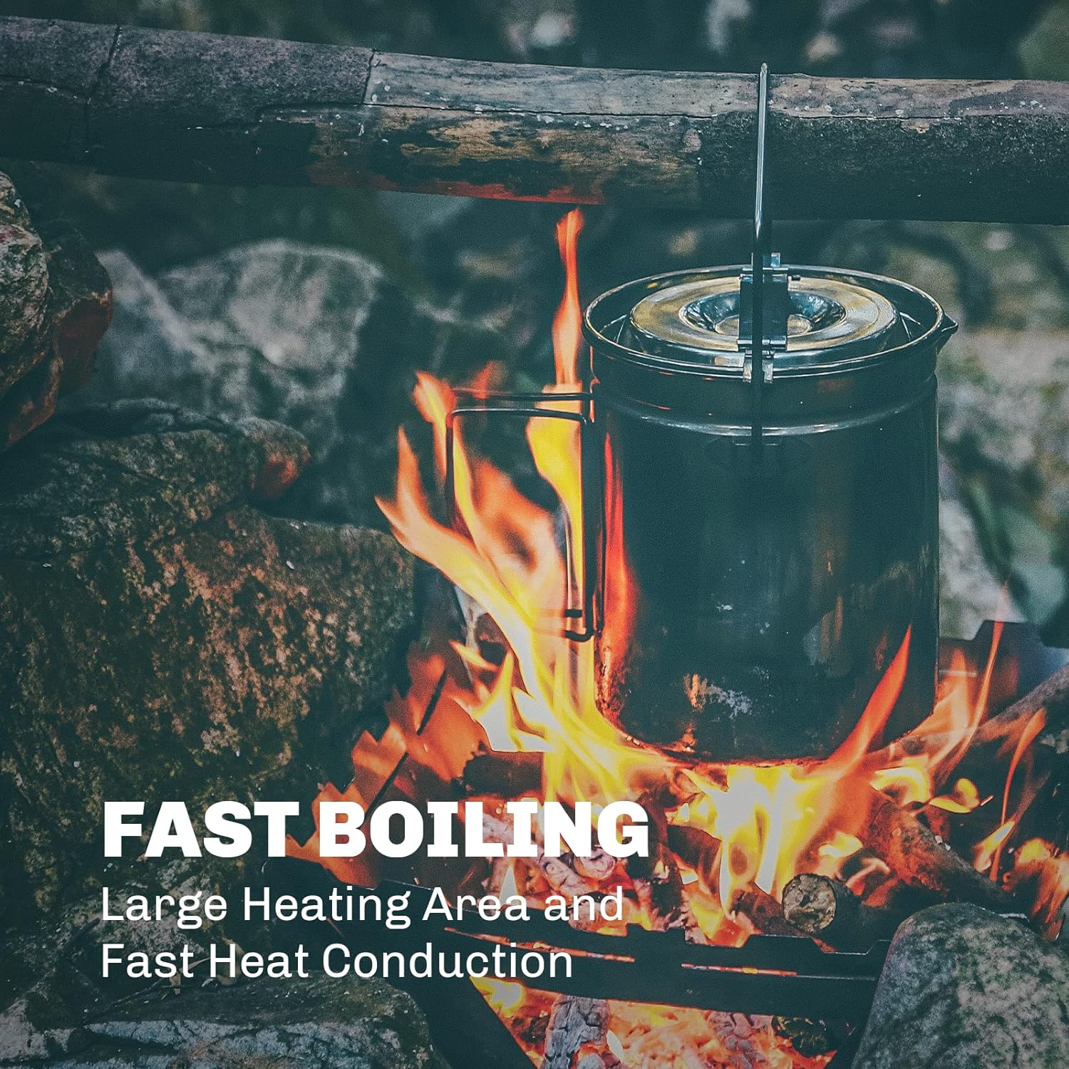 Olla de vapor de acero inoxida - Camping Cooking Kit reseña y precio