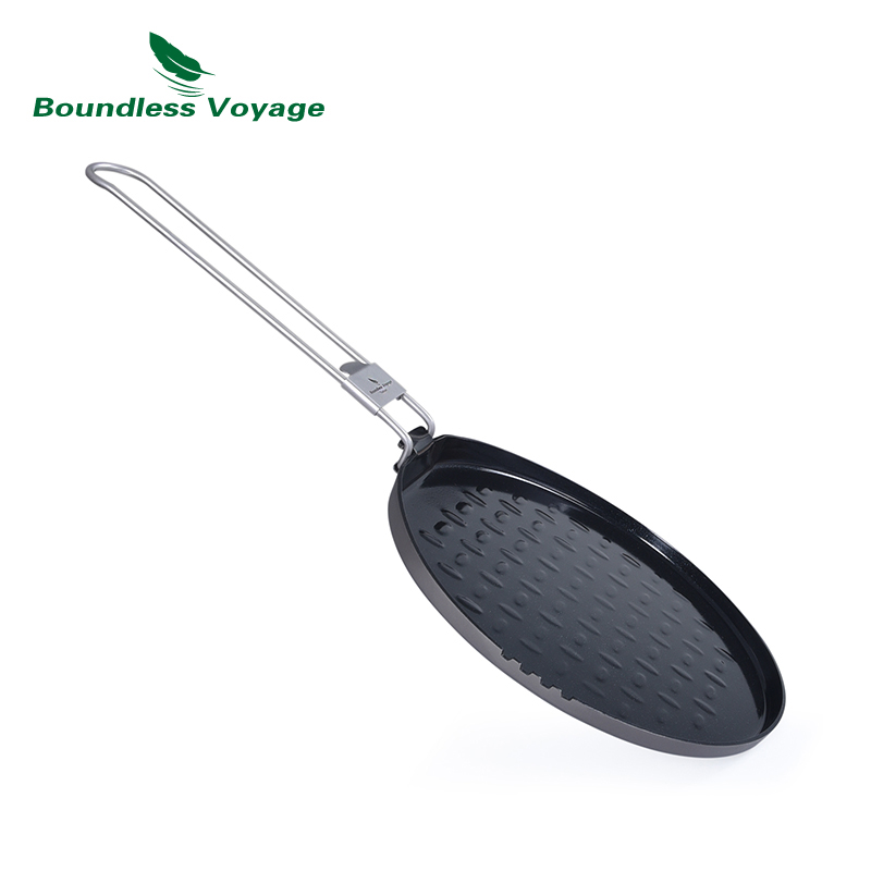 Boundless Voyage-sartén antiad - Camping Cooking Wok reseña y precio