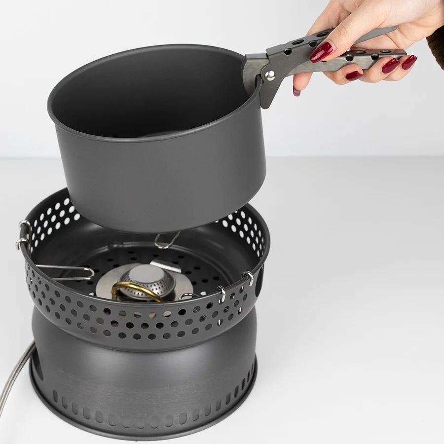 Olla de cocina de aleación par - Camping Cooking Frying Pan reseña y precio
