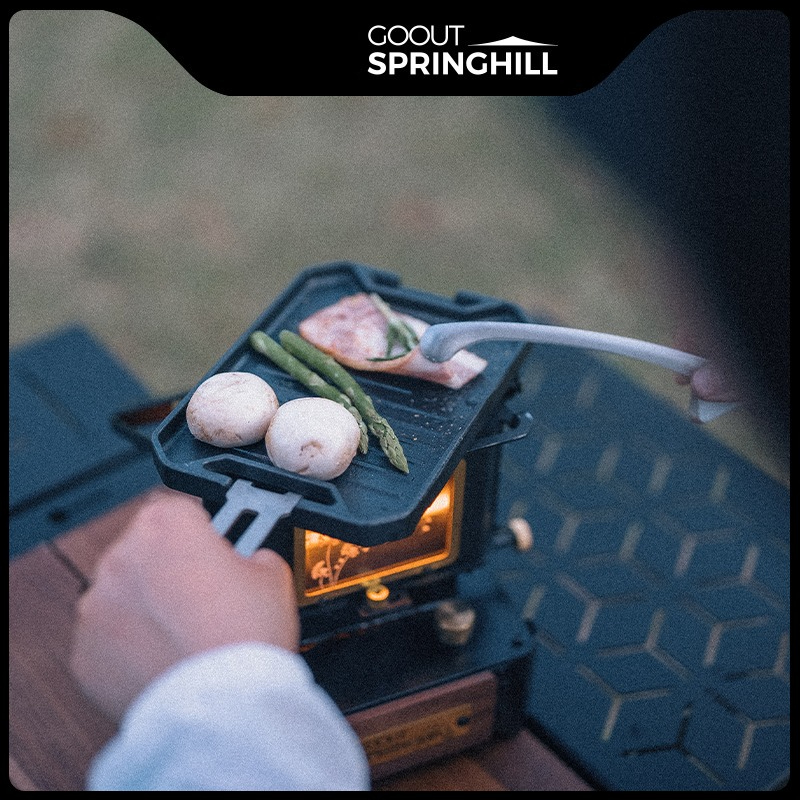 COOUT SPRINGHILL Mini Parrilla - Camping Cooking Pan reseña y precio
