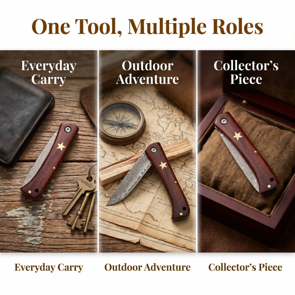 Cuchillo Plegable Multifuncion - Camping Cooking Essentials reseña y precio