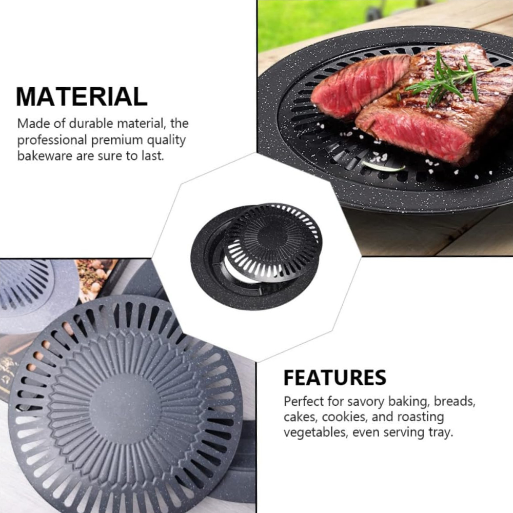 KOSUN-sartén para parrilla de  - Camping Cooking Vegetables reseña y precio