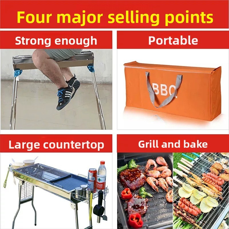 Parrilla de Carbón Plegable Gr - Camp Grill Portable Folding reseña y precio