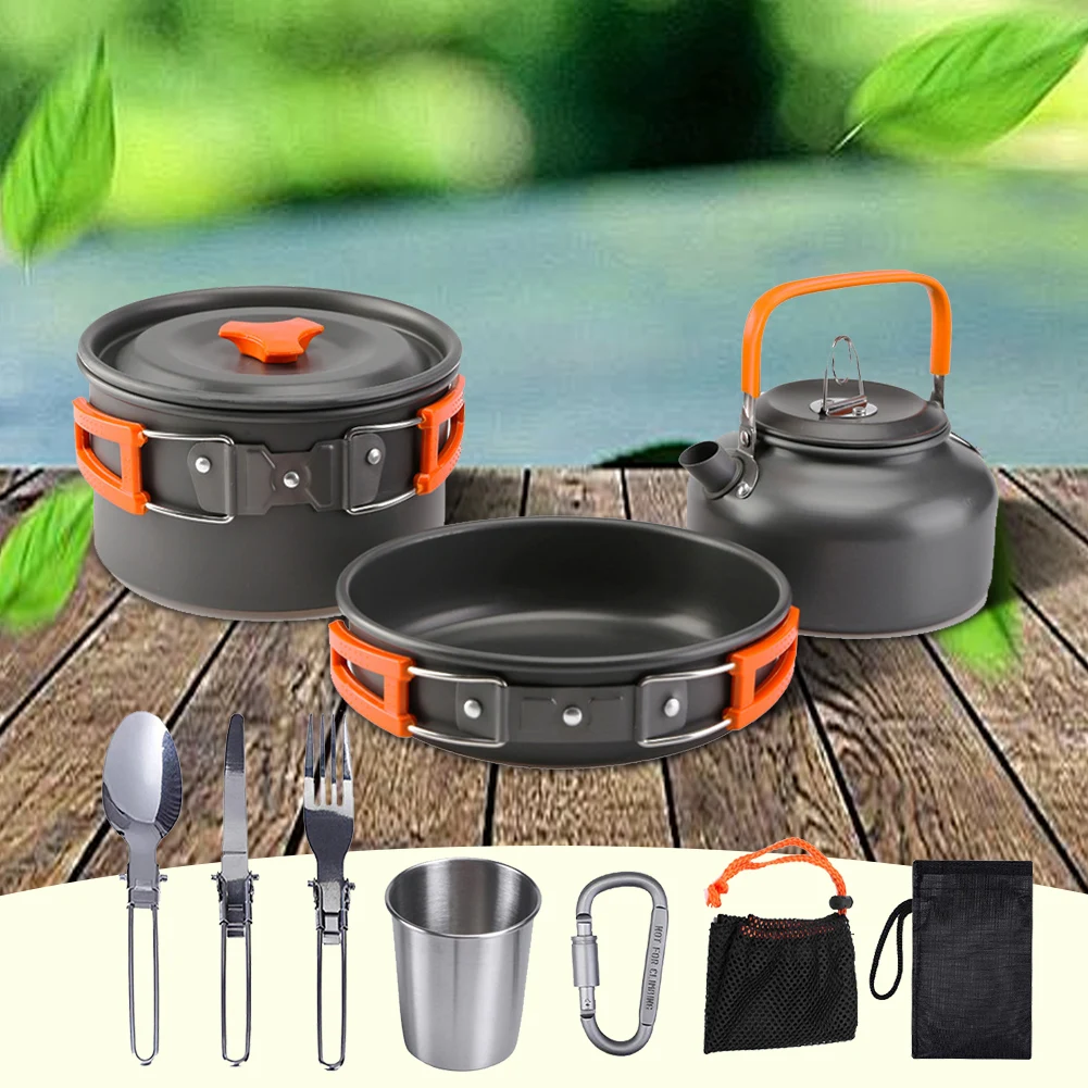 Kit de utensilios de cocina pa - Camping Cooking Pan reseña y precio
