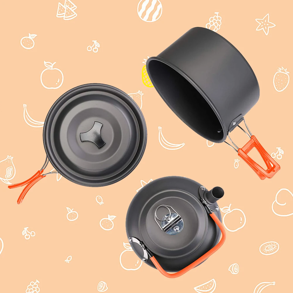 Kit de utensilios de cocina pa - Camping Cooking Pan reseña y precio