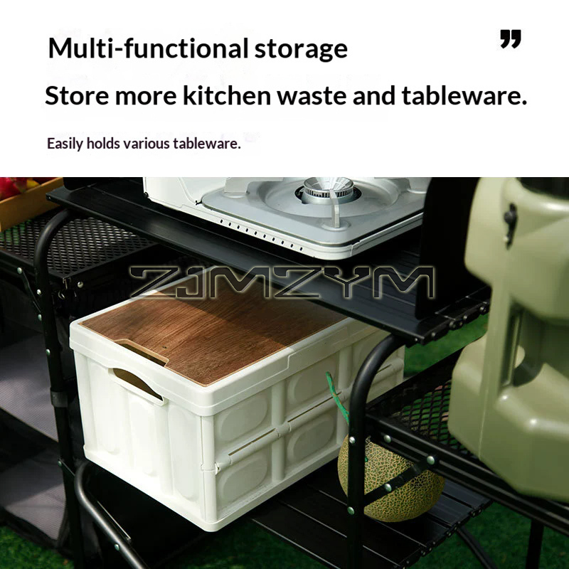 Mesa Plegable para Acampar al  - Camping Cooking Table With Storage reseña y precio
