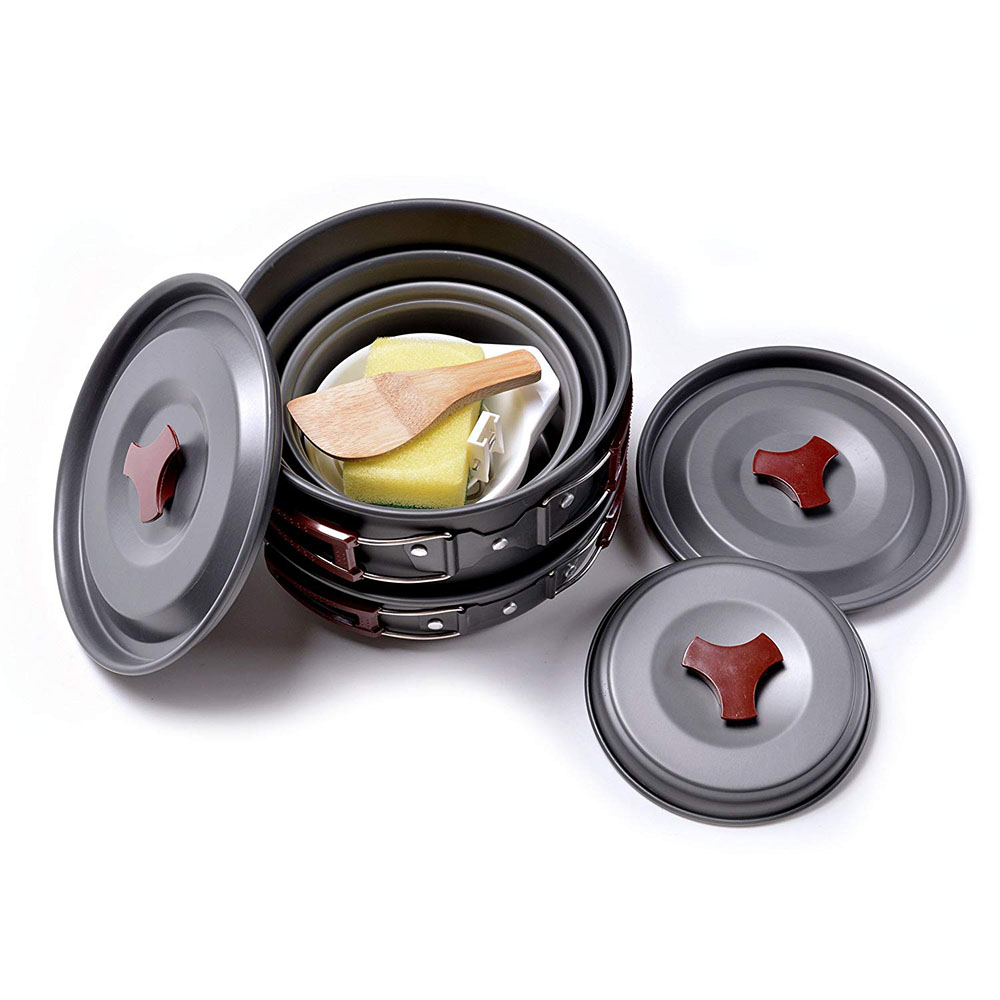 Kit de utensilios de cocina pa - Camping Cooking Essentials reseña y precio