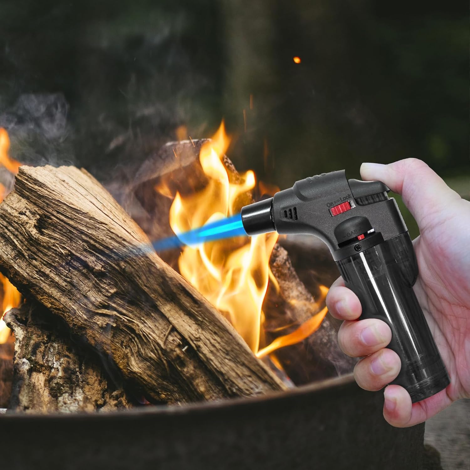 Encendedor de llama de chorro  - Camping Cooking Torch reseña y precio