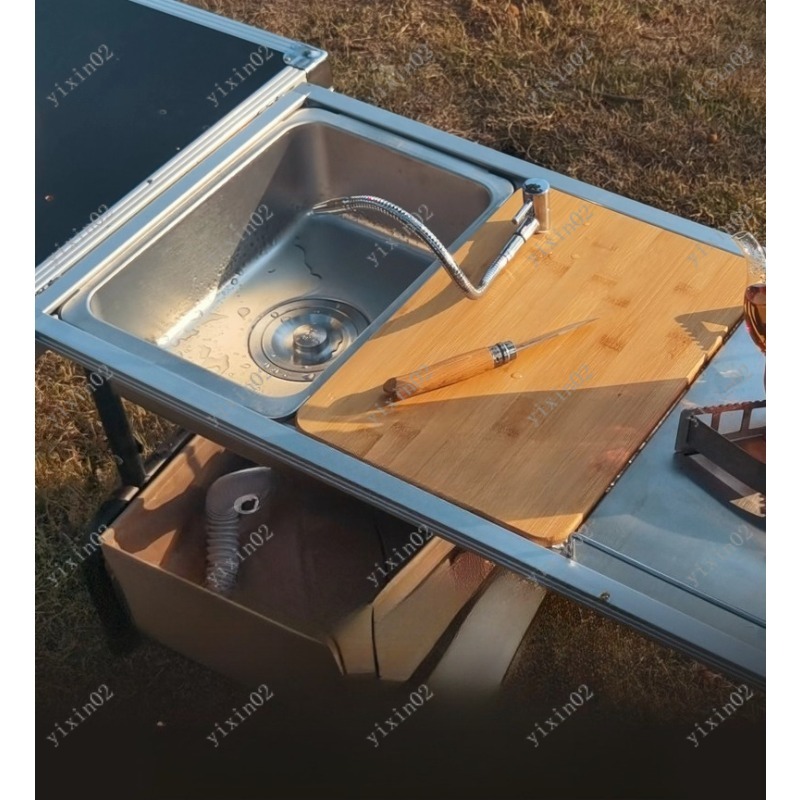 Módulo de Fregadero Portátil p - Camping Cooking Vegetables reseña y precio
