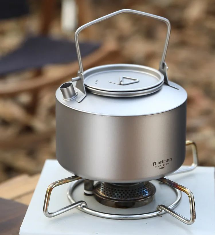 Hervidor de agua para acampar, - Camping Cooking Pan reseña y precio