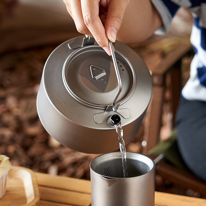 Hervidor de agua para acampar, - Camping Cooking Pan reseña y precio