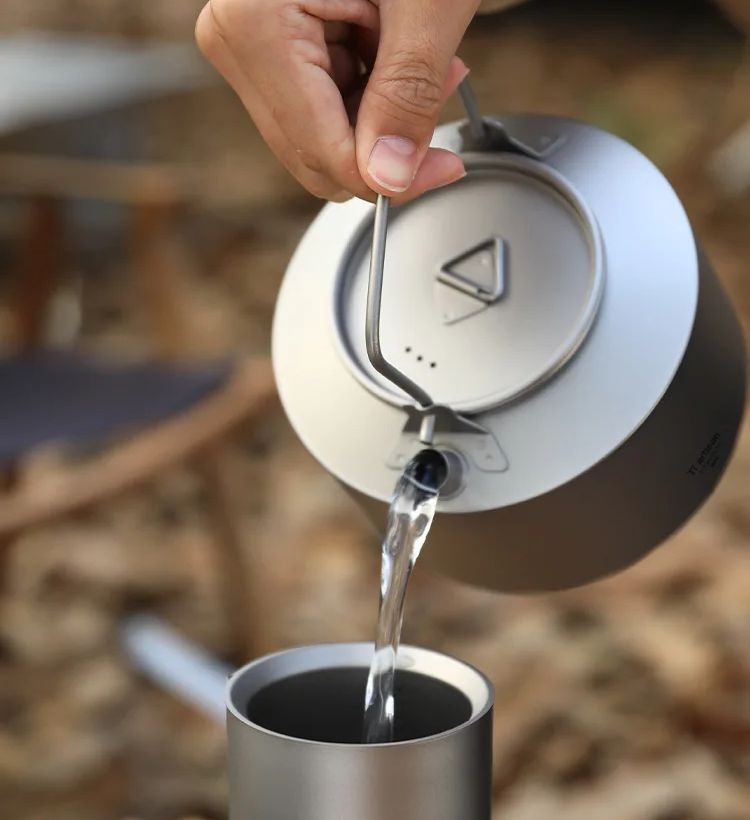 Hervidor de agua para acampar, - Camping Cooking Pan reseña y precio