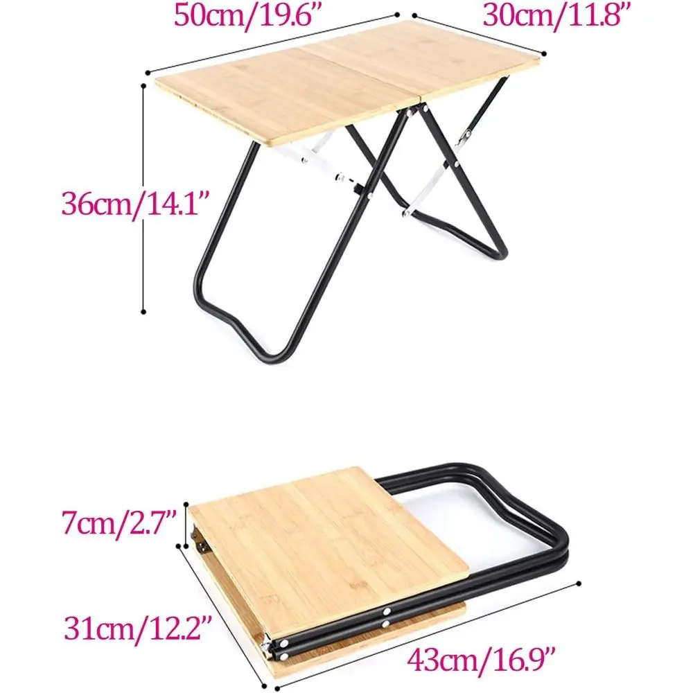 Mesa Plegable Portátil de Bamb - Camp Grill Portable Folding reseña y precio