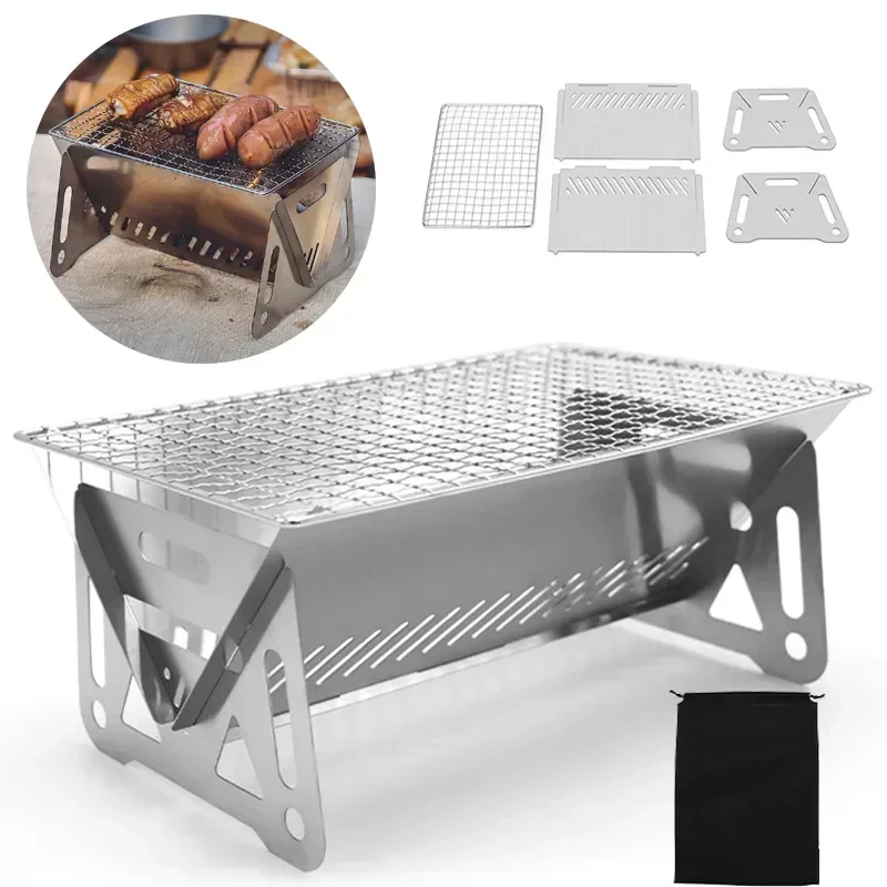 Parrilla Portátil Plegable par - Camp Grill Portable Folding reseña y precio