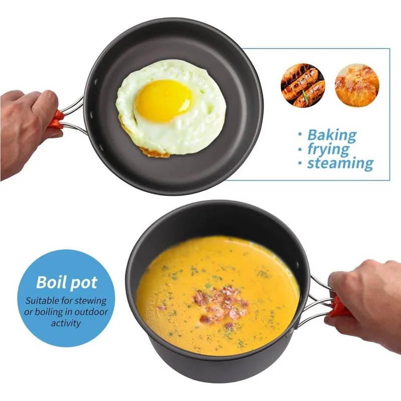 Juego de cocina para acampar,  - Camping Cooking Rice reseña y precio