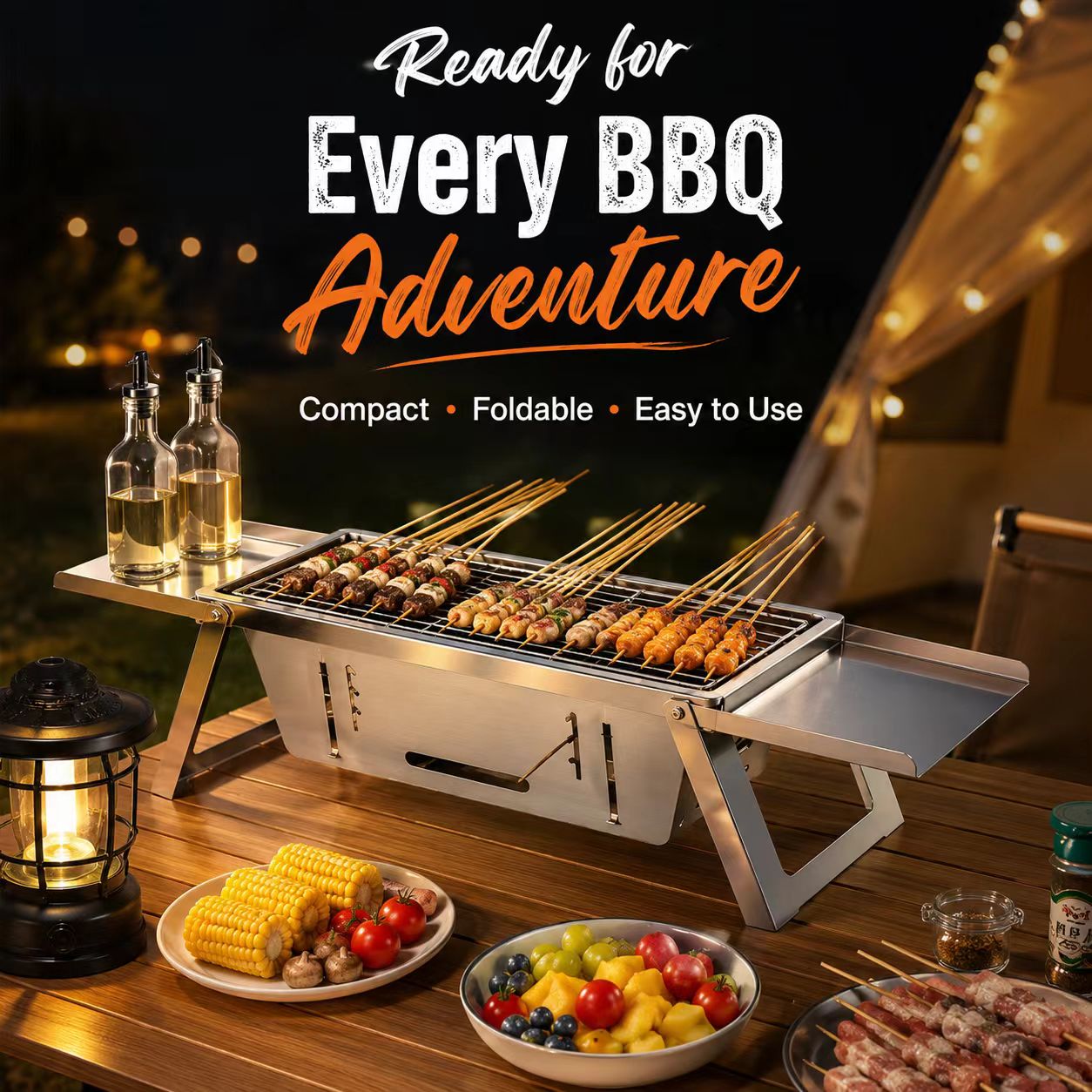 Parrilla de Carbón Plegable de - Camp Grill Portable Folding reseña y precio