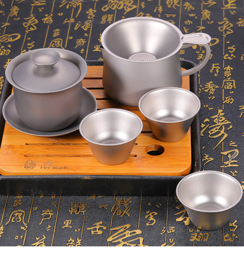 Juego de té de titanio puro, p - Camping Cooking Table With Storage reseña y precio